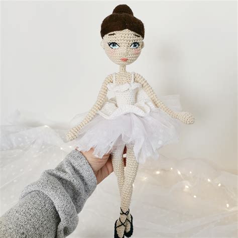 Crochet Ballerina Doll Pattern Amigurumi Ballerina Doll Ballet Etsy