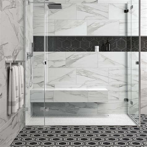 Dal Tile Perpetuo Timeless White 12 X 24 Polished Porcelain Floor