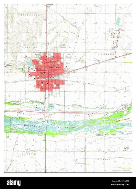 Map of kearney nebraska hi-res stock photography and images - Alamy