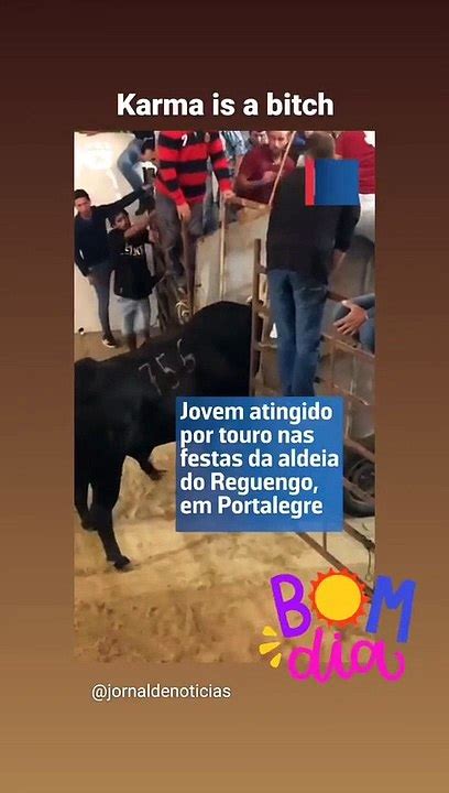 Sara Norte Comenta V Deo De Jovem A Ser Atingido Por Touro O Karma