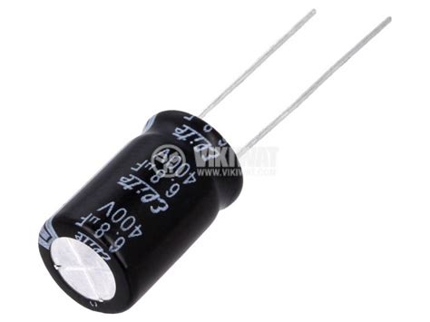 Capacitor Electrolyte 6 8uf 400v Tht Ф10x16mm 130403 At Best Price Vikiwat