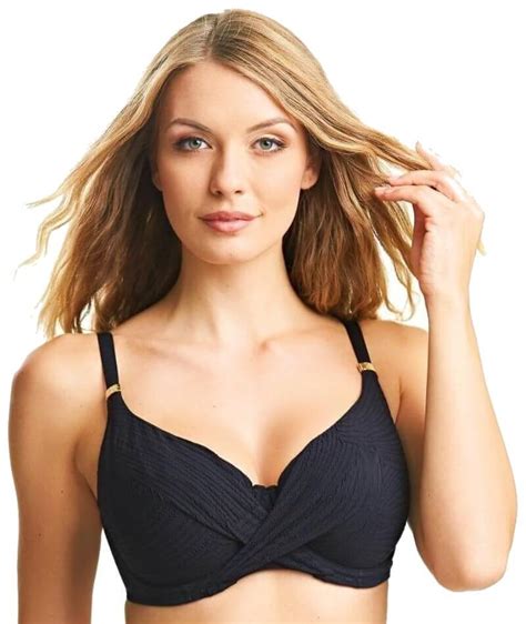 Fantasie Swim Ottawa Underwired Twist Front Tankini Top Black