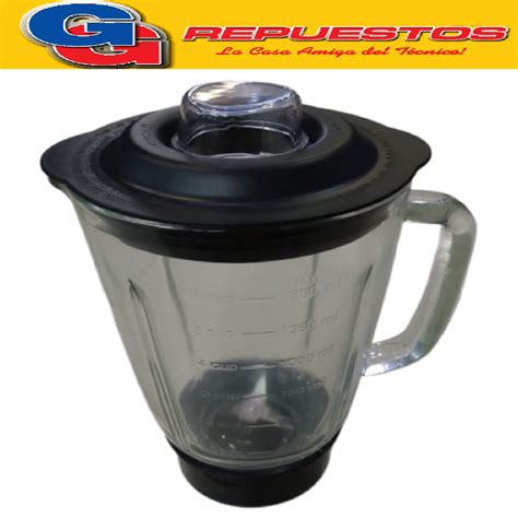 Vaso Jarra De Vidrio Para Licuadora Liliana Compatible Con L Os Modelos