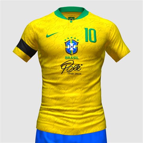 Pele Tribute 1 - Home Kit - FIFA 23 Kit Creator Showcase