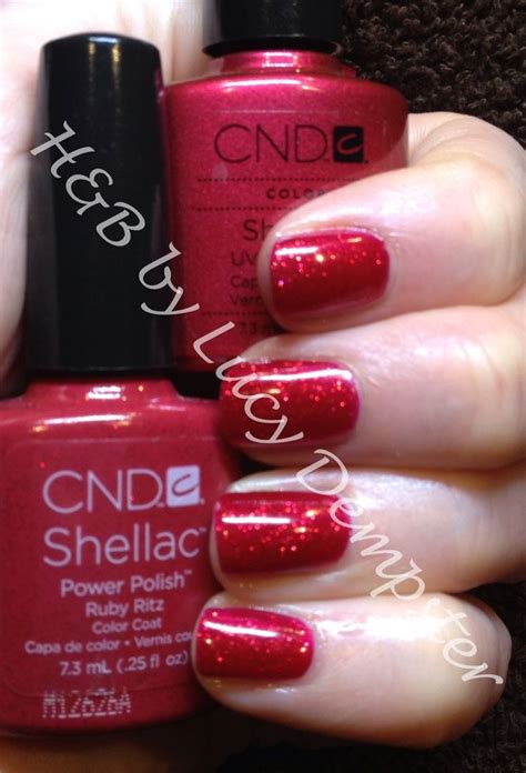 My Absolute Fav Nail Colour For Christmas But Shellac Doesnt Like My Nails Paper Thin