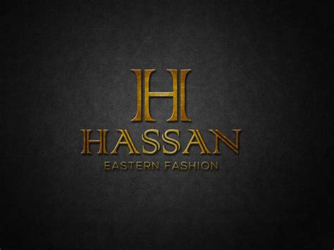 Hassan Logo Design In 2024 Logo Design Name Logo Barbershop Design