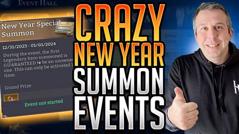 NEW YEARS SUMMON EVENTS Watcher Of Realms YouTube