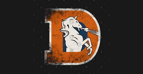 Denver Broncos Vintage Throwback D Logo Denver Broncos T Shirt