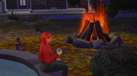 Sims 4 CC - Bonfire Night Fun