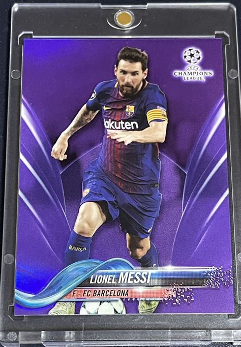 250 リオネル メッシLionel Messi 17 18 Topps chrome UEFA Champions League