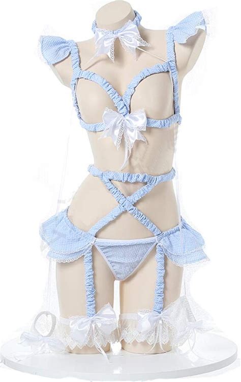 JasmyGirls Sexy Cosplay Lingerie Set Kawaii Anime Lolita Underwear