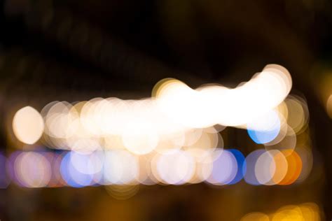 Colorful bokeh abstract background. Noise and gain. Motion blur ...