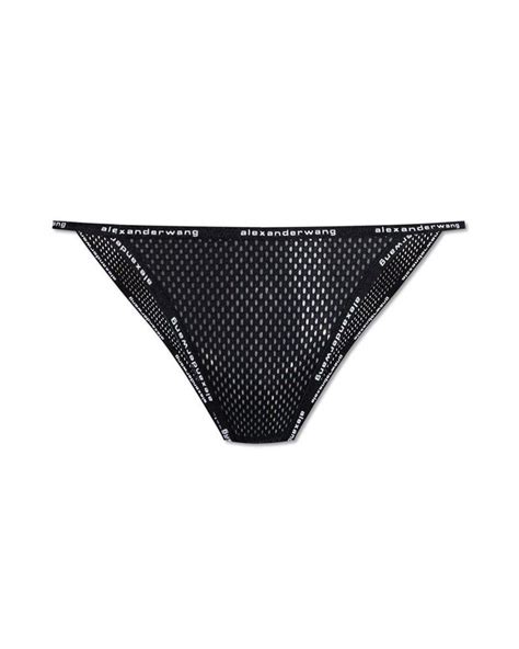 Alexander Wang String Bikini Briefs In Black Lyst