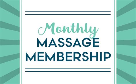 Unwind With A Monthly Massage Membership Castle Hill Fitness Gym