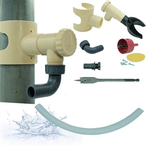 Capt Eau R Cup Rateur D Eau De Pluie Pour Conduits Circulaire Sable