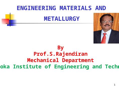 Ppt Engineering Materials And Metallurgy Part I Dokumentips