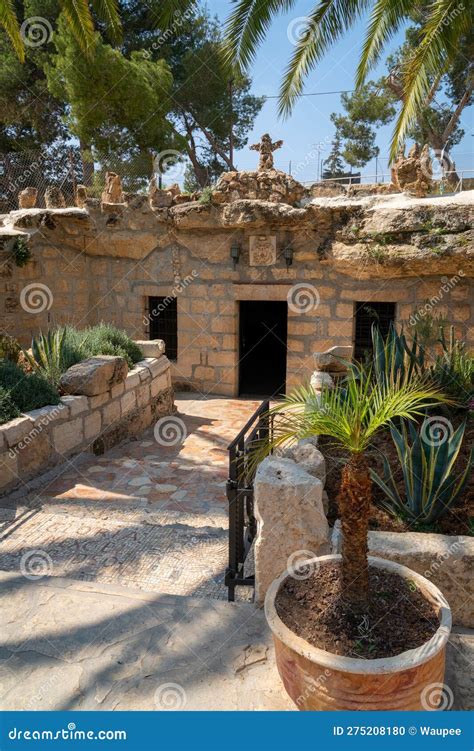 Entrance To The Cave At Shepherds Fields In Beit Sahour Nearby