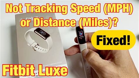 Fitbit Luxe Not Tracking Mph Or Distance Bike Run Walk Fixed Youtube