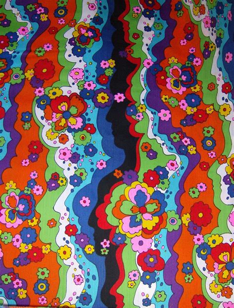 Peter Max Psychedelic Fabric By Alexander Henry C S The Etsy