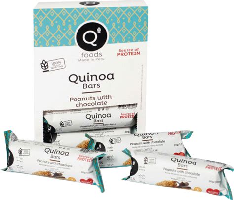 Caja De Barras De Quinoa Por 6 Unidades QFoods