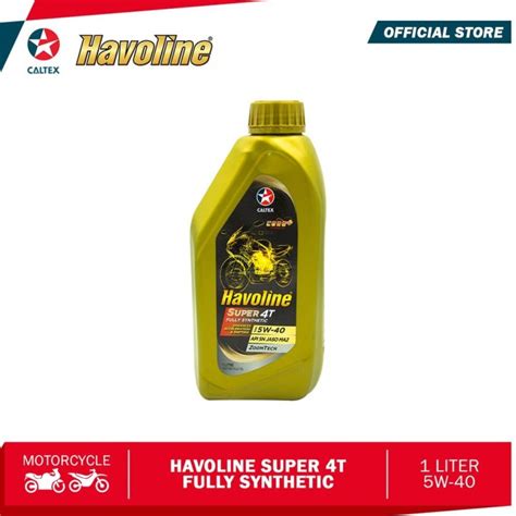 Caltex Havoline Super 4T Fully Synthetic 5W40 1 Liter Lazada PH