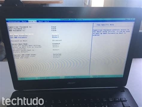 Como Entrar Na Bios De Um Notebook Acer