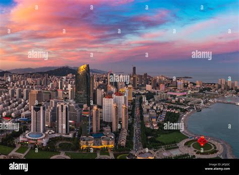 City Building Of Qingdaoshandong Provincechina Stock Photo Alamy