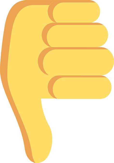 Download Thumbs Down Emoji - Discord Emoji Thumbs Down - HD Transparent ...