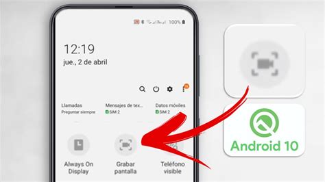 Cómo GRABAR la PANTALLA de tu MÓVIL ANDROID Android 10 Sin App YouTube