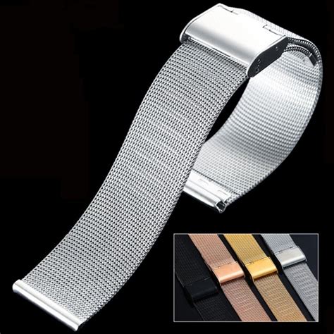 Universal Milanese Watchband Mm Mm Mm Silver