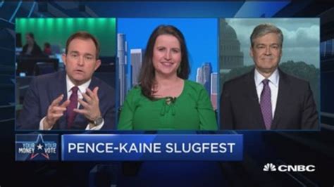 Pence Kaine Slugfest Takeaways