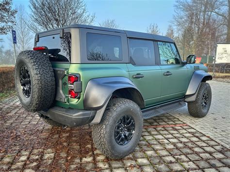 Eruption Green Bronco Raptor Wrapped In Satin Stealth Ppf Wrap With