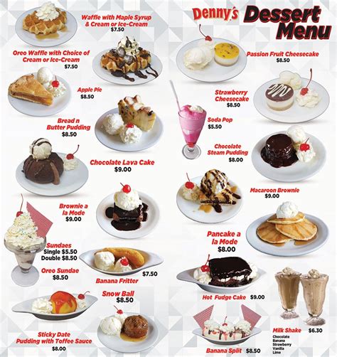 Denny’s NZ Menu Prices