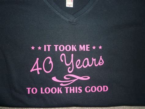 40th Birthday Shirt Ladies Style V Neck Birthday T It