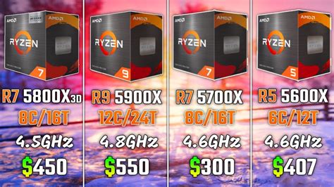 Ryzen 7 5800x3d Vs Ryzen 5900x Vs Ryzen 5700x Vs Ryzen 5600x Test In 5 Games 1440p Iphone