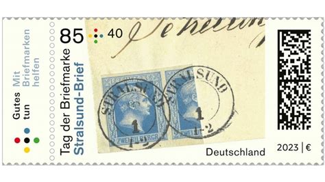 Sonderbriefmarke Zum Tag Der Briefmarke Zeigt Sch Tze Der