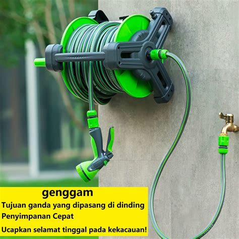 Jual 30M Hose Reel Set Gulungan Selang Dengan Selang Air Selang Air