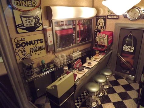 Miniature Dixies Diner Miniature Diner Miniature Cafe Miniature Rooms