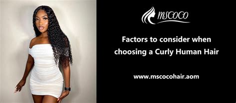 Factors To Consider When Choosing A Curly Human Hair Wig Mscoco Hair