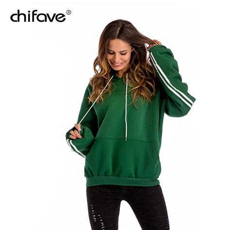 Chifave Hoodies Sweatshirt For Women Korean Style Oversized Pullover