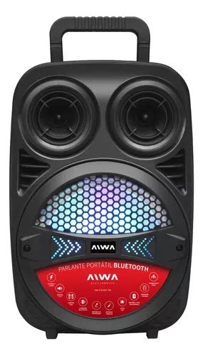 Parlante Bluetooth Portátil Party Aiwa 2500w Color Negro