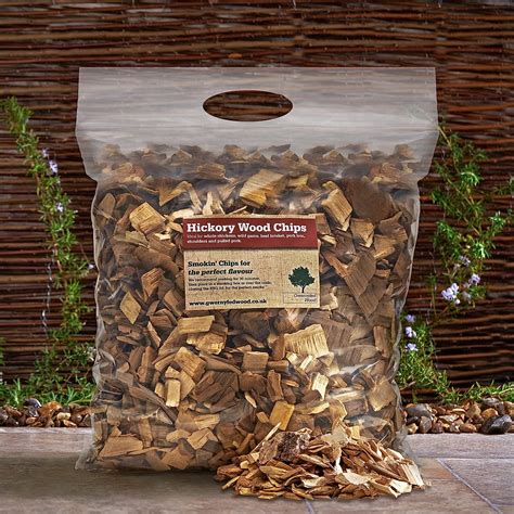 Hickory Smoking Smoker Wood Chips Jumbo Litre Bag Great