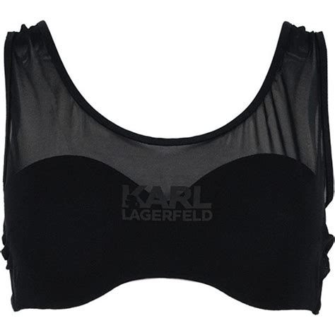 Karl Lagerfeld Bikini Top KL WTP Black BestPrice Gr