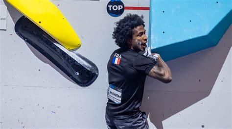 Mondiaux Escalade Mickael Mawem Champion Du Monde De Bloc Mejdi