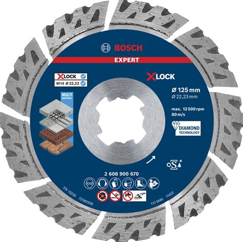 Expert Multimaterial X Lock Discs Bosch Professional