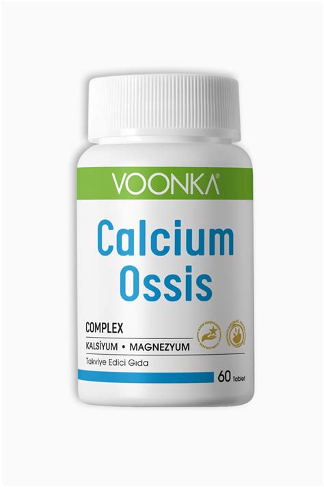 Voonka Calcium Ossis Kalsiyum magnezyum d Vitamini 60 Tablet Fiyatı