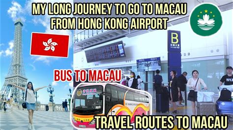 Travel To Macau From Hongkong International Airport By Bus Complete