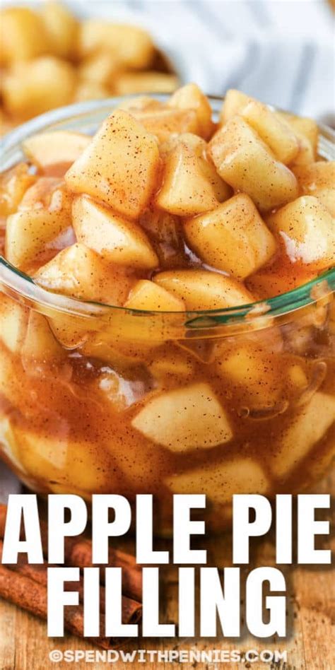 Apple Pie Filling Made On The Stovetop Is The Best Way To Use Up All Those Apples Simmered With