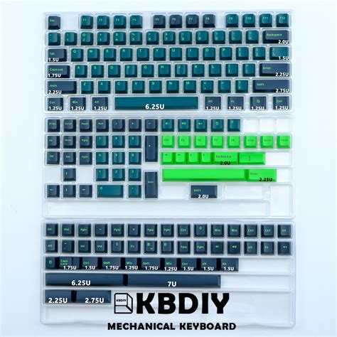 Kbdiy Gmk Wavez Keycap Cherry Profil Double Shot Pbt U Keycaps