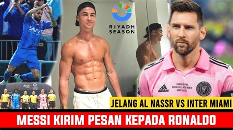 Messi Kirim Pesan Ke Ronaldo Usai Selebrasi Ikoniknya Marak Di